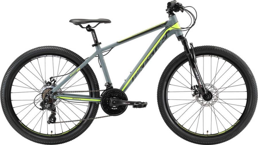 Bikestar 26 inch 21 speed hardtail Sport MTB grijs geel - Foto 2
