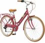 Bikestar 26 inch 7 sp derailleur retro damesfiets paars - Thumbnail 1