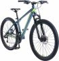 Bikestar 27.5 inch 21 speed hardtail Sport MTB blauw groen - Thumbnail 1