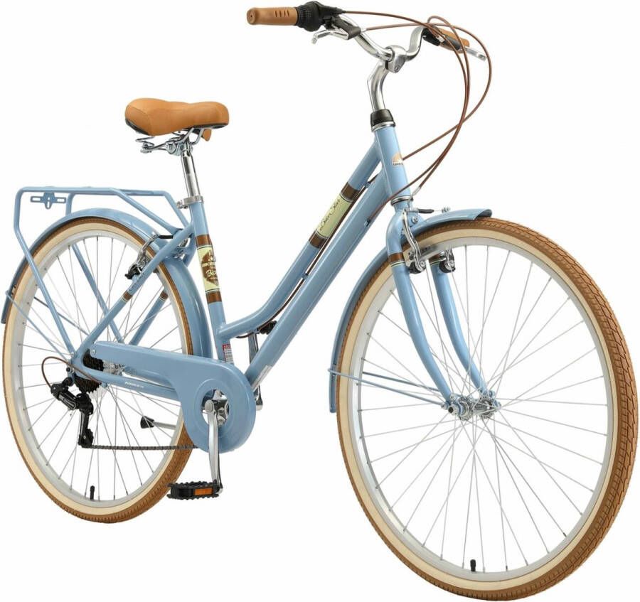 Bikestar 28 inch 7 sp derailleur retro damesfiets blauw - Foto 2