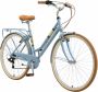 Bikestar 28 inch 7 sp derailleur retro damesfiets blauw - Thumbnail 2