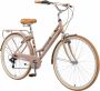 Bikestar 28 inch 7 sp derailleur retro damesfiets bruin - Thumbnail 1