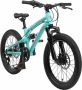 Bikestar Alu MTB Fully 7 speed 20 inch turquoise - Thumbnail 2