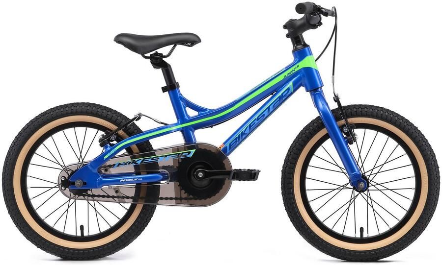 Bikestar Kinder Mountainbike 16"" Blauw Groen