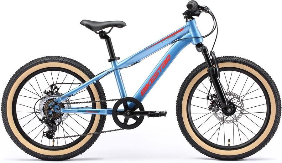Bikestar kinderfiets MTB Staal 7speed 20inch blauw