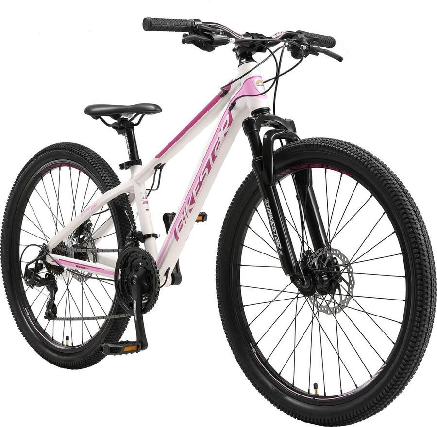 Bikestar Mountainbike 26 inch roze hardtail Sport MTB 21 speed
