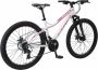 Bikestar Hardtail MTB Alu 26 Inch 21 Speed Wit Roze - Thumbnail 2