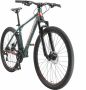 Bikestar Hardtail MTB Alu Sport Large 29 Inch 21 Speed Zwart geel - Thumbnail 2