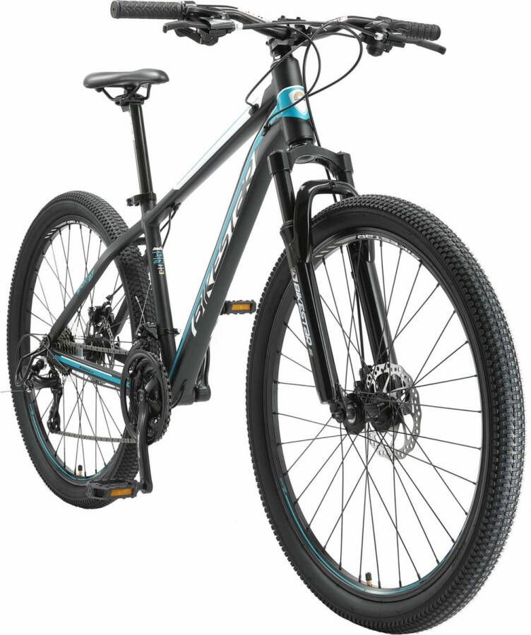 Bikestar Hardtail MTB Alu Sport M 27 5 Inch 21 Speed Turquoise Roze