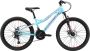 Bikestar hardtail MTB 21 speed 24 inch wit turquoise - Thumbnail 2