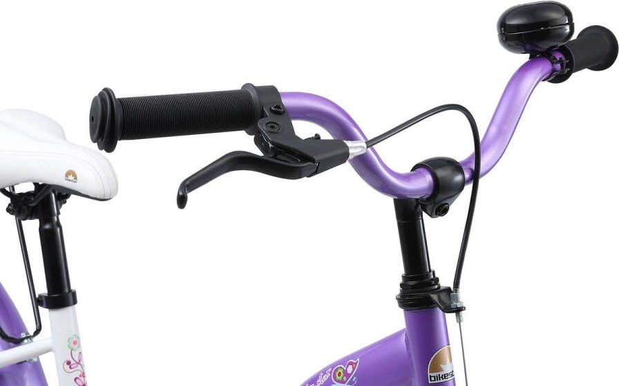 Bikestar kinderfiets Classic 24 inch lila wit