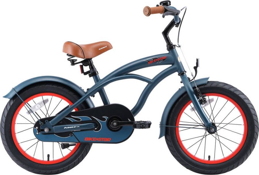 Bikestar kinderfiets Cruiser 16 inch blauw