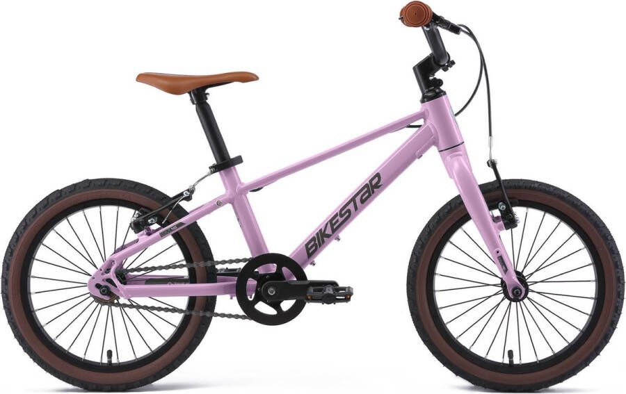 Bikestar kinderfiets lichtgewicht 16 inch 1 speed roze