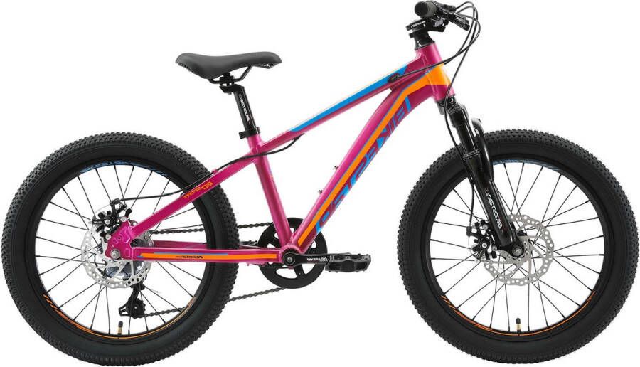 Bikestar kinderfiets MTB Sport 7speed 20inch paars oranje