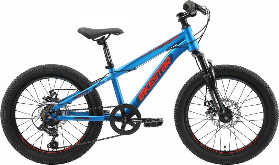 Bikestar kinderfiets MTB Staal 7speed 20inch blauw