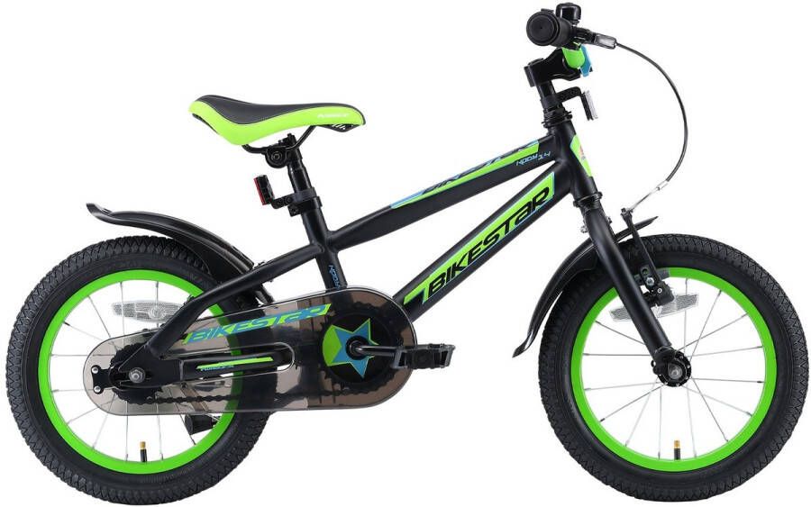 Bikestar kinderfiets Urban Jungle 14 inch turquoise paars