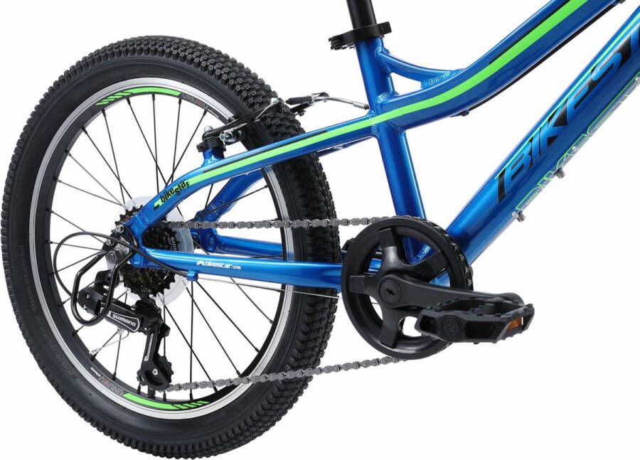 Bikestar MTB kinderfiets 7 speed 20 inch blauw groen - Foto 2