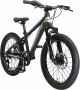 Bikestar MTB kinderfiets Sport 7 speed 20 inch zwart groen - Thumbnail 1