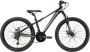 Bikestar MTB Sport 21speed 24inch zwart groen - Thumbnail 2