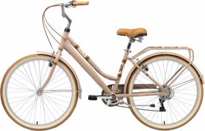 Bikestar retro damesfiets 26 inch 7 sp derailleur bruin