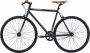 Bikestar Singlespeed 28 inch retro wielrenfiets zwart grijs - Thumbnail 1