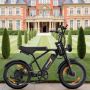 BK29 Fatbike VoltRogue Nomad X2 Elektrische Fatbike – Luxe E-Bike 20 Inch 250W – 15Ah Verwijderbare Accu – 7 Shi o Versnellingen – 25 km u – Dubbele Schokdemping – Zwart – Unisex – IP54 Waterdicht - Thumbnail 2