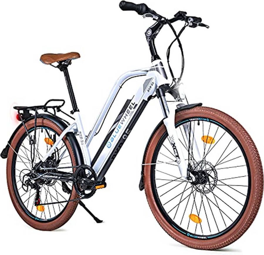 Bluewheel 26 inch dames e bike EU conform lithium ionen accu 7 Shimano versnellingen elektrische fiets BXB85