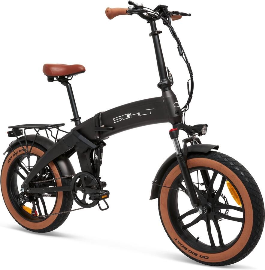 BOHLT elektrische vouwfiets Fatbike F20 zwart
