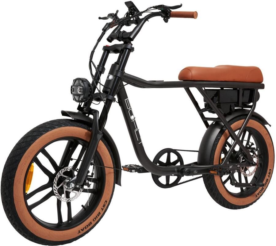 BOHLT Rebel Fatbike Zwart 250W Elektrische Fatbike