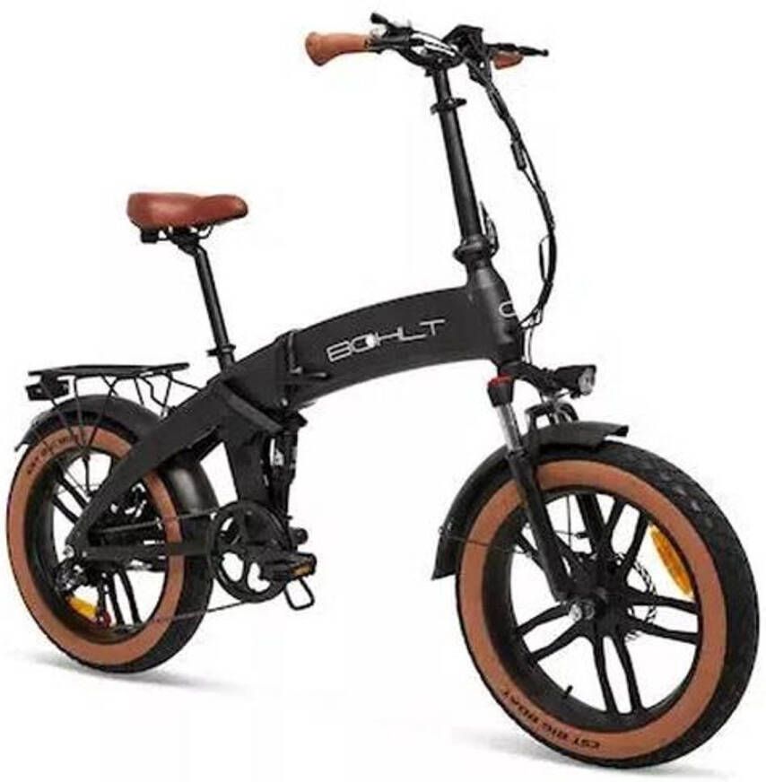BOHLT F20 Elektrische Vouwfiets Zwart Opvouwbaar Tot 55 km Actieradius Shi o 7 Versnellingen