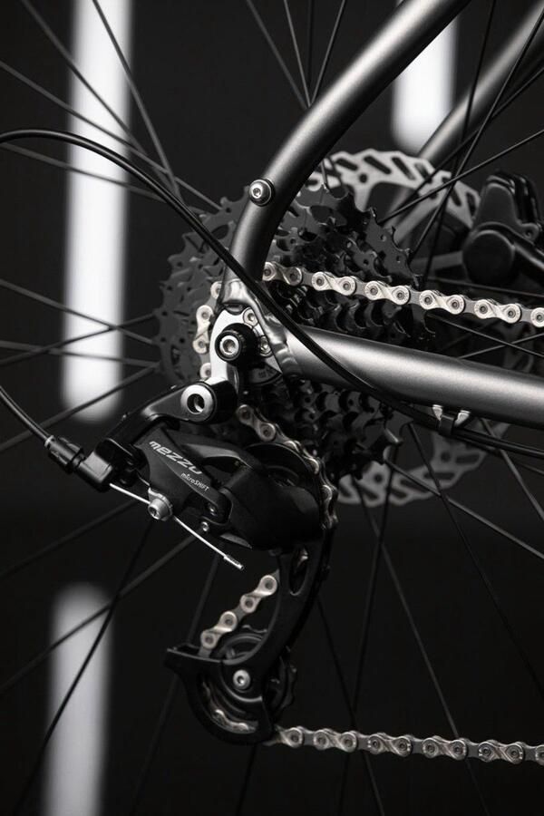 Bombtrack Munroe AL Lichtgewicht Stadsfiets Urban Adventure Bike Mat Grijs Maat L 55 cm