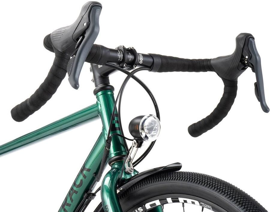 Bombtrack Munroe SG Commuter Stadsfiets Bike Allroad Woonwerk Fiets Donkergroen Maat L 55 cm