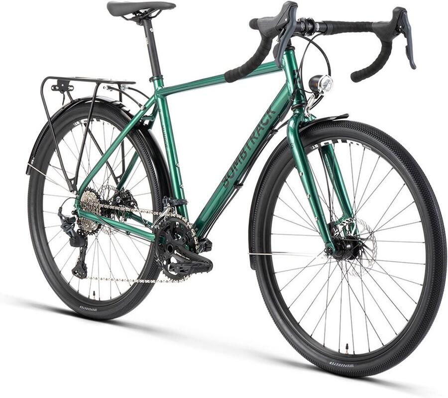 Bombtrack Munroe SG Commuter Stadsfiets Bike Allroad Woonwerk Fiets Donkergroen Maat M 52 cm