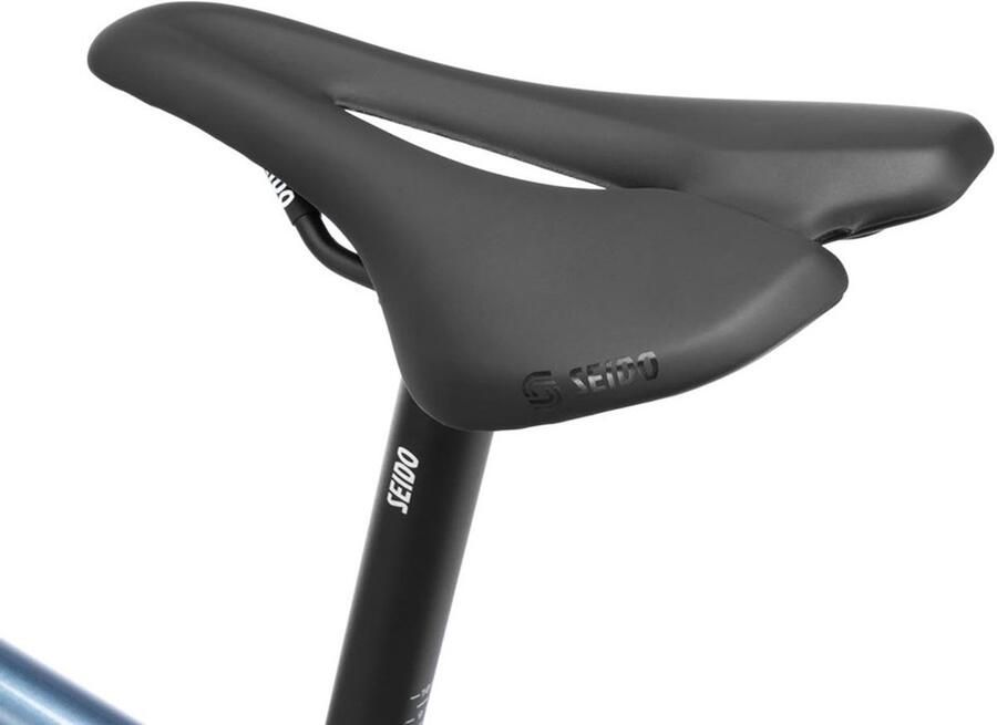 Bombtrack Tempest Racefiets Bike Comfortabele Endurance Fiets Blauw Maat L 55 cm - Foto 3