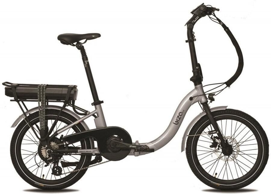 Bozo Bike Bizo Bike Miesty Bello 2 – Donkergrijs – 522Wh – Elektrische Vouwfiets