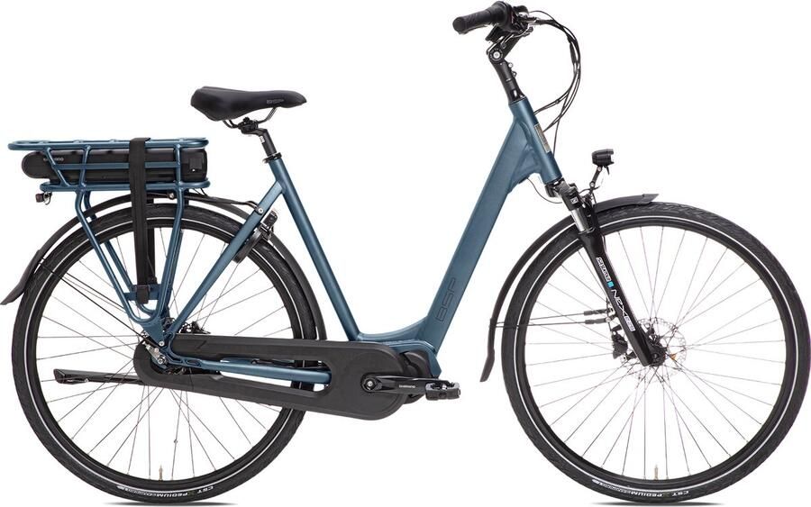 BSP Boozz Women Elektrische fiets Damesfiets E-Bike S 51cm Deep Sky Blue Donkerblauw