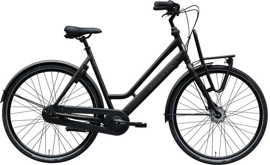BSP La Dolce Vita Special Dames Stadsfiets 7 versnellingen 57 cm Onyx Black