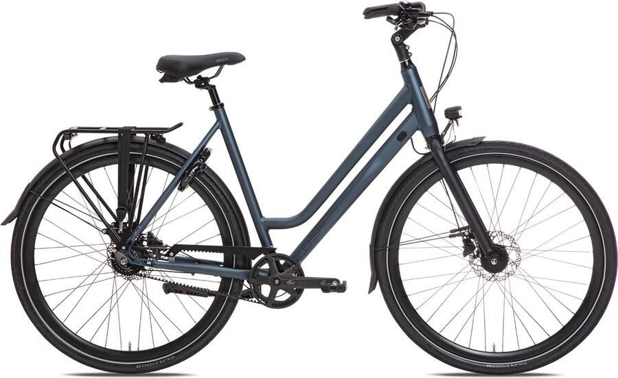 BSP Voyager Belt Dames Stadsfiets Riemaandrijving 8 versnellingen 47 cm Deep Sky Blue