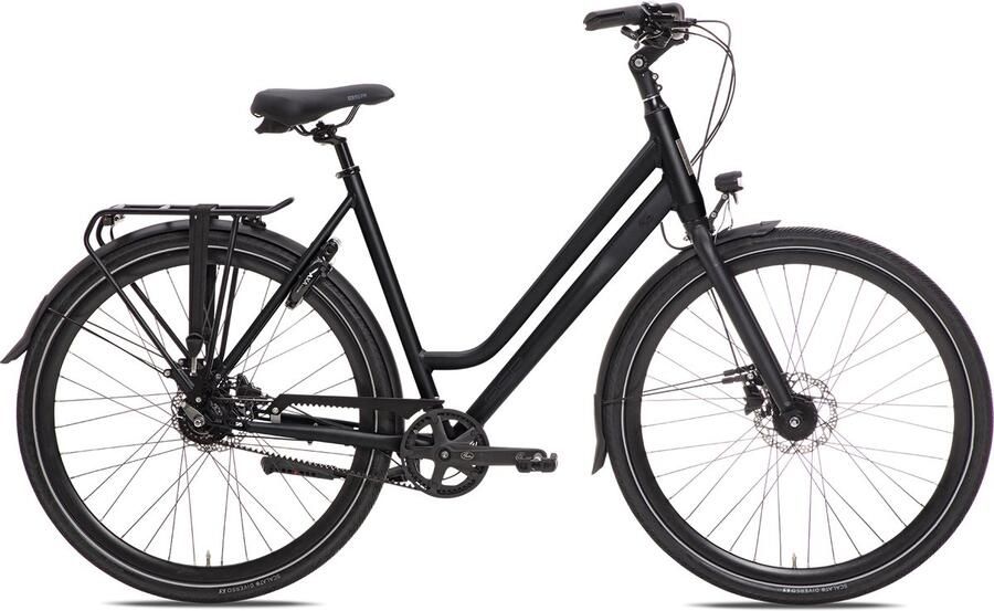 BSP Voyager Belt Dames Stadsfiets Riemaandrijving 8 versnellingen 56 cm Onyx Black