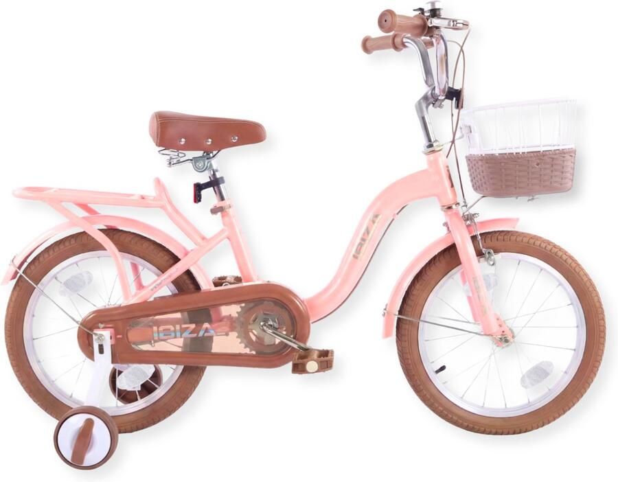 Buxibo Kinderfiets voor Meisjes Ibiza 12 Inch Roze - Foto 1
