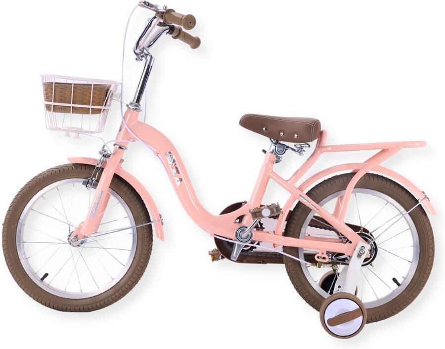 Buxibo Kinderfiets voor Meisjes Ibiza 16 Inch Roze