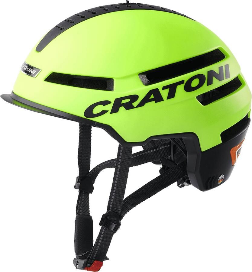 CAB Helm Cratoni smartride 1.2 speed pedelec NTA 8776 certificaat neonyellow matt S-M (54.58 cm)