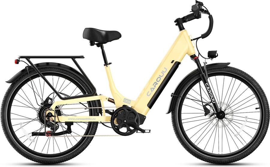 CAROUU CR28 Elektrische mountainbike 27 5 inch 250W 48V 15Ah accu trapondersteuning tot 25 km u geschikt voor en