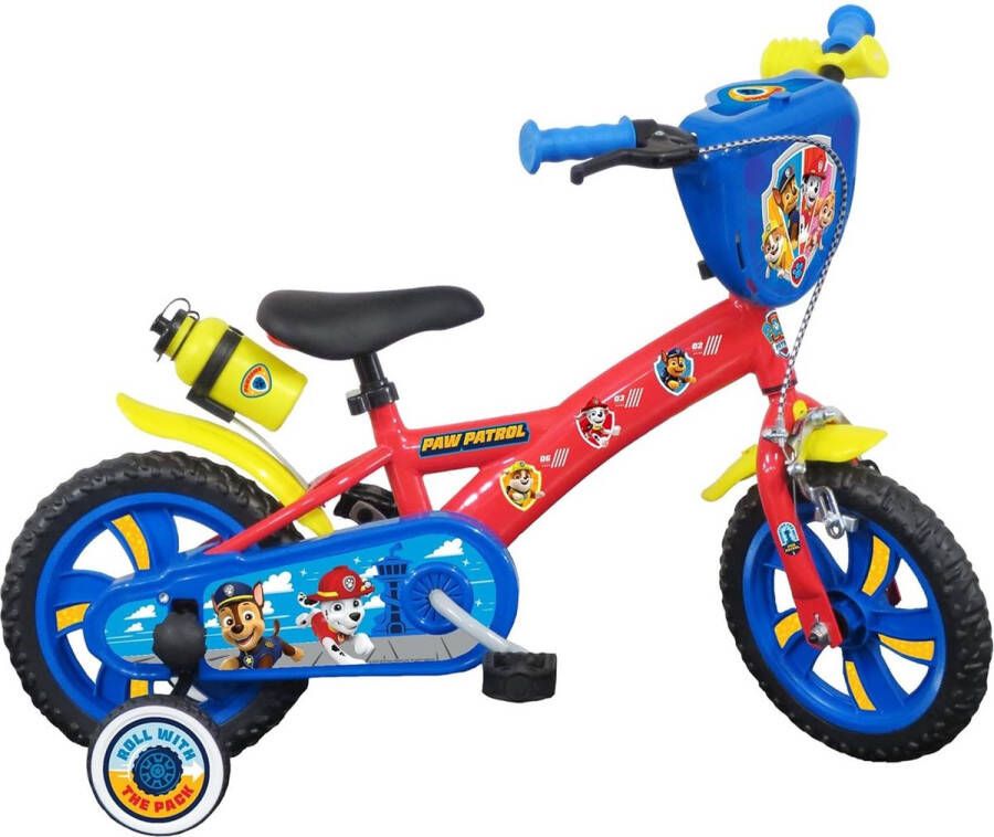 Carratt Paw Patrol 12 inch kinderfiets rood