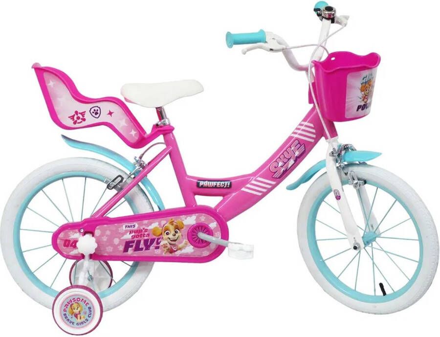 Carratt Sky Everest 16 inch kinderfiets roze