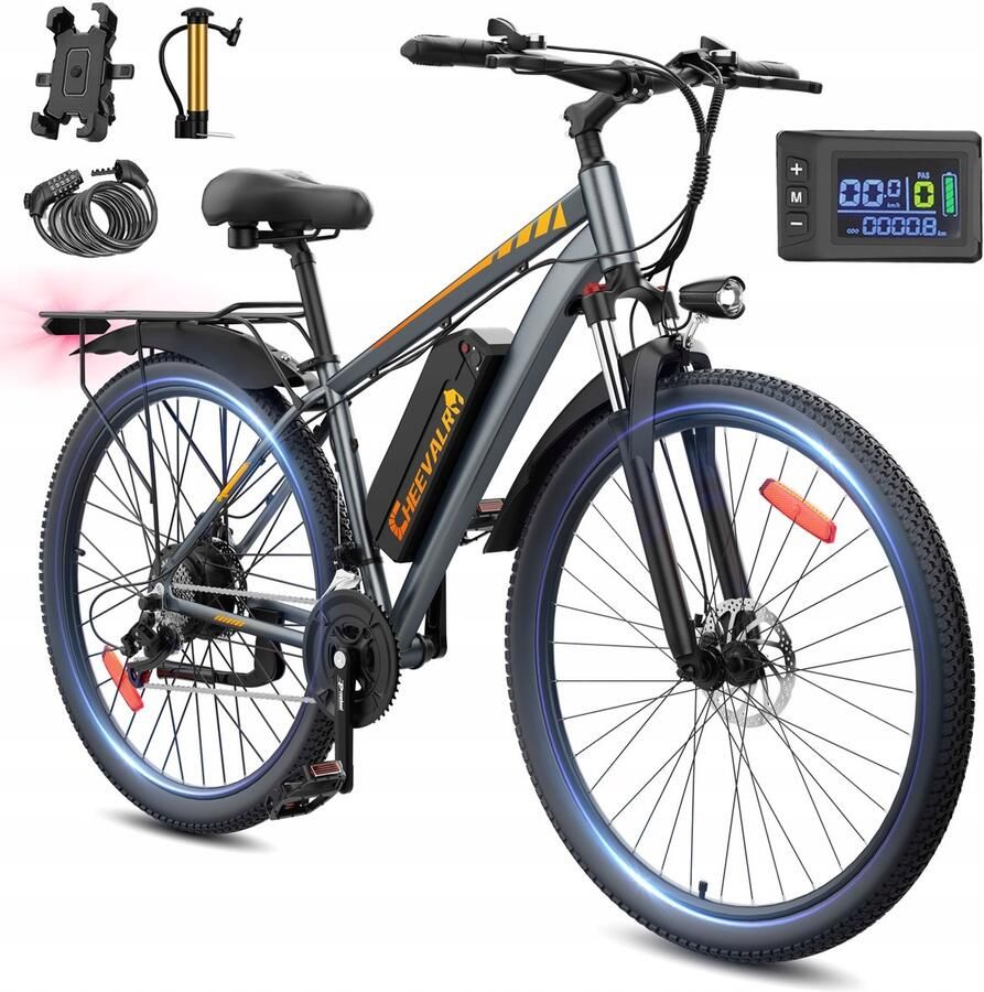 Cheevalry C29 Elektrische Fiets –Elektrische Mountainbike – 250W Motor–48V 18 6Ah–21 Versnellingen