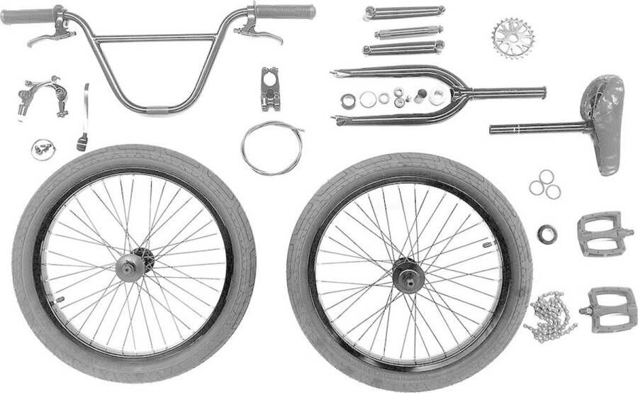 Colony Build Your Own Freestyle BMX Fiets Kit Expert