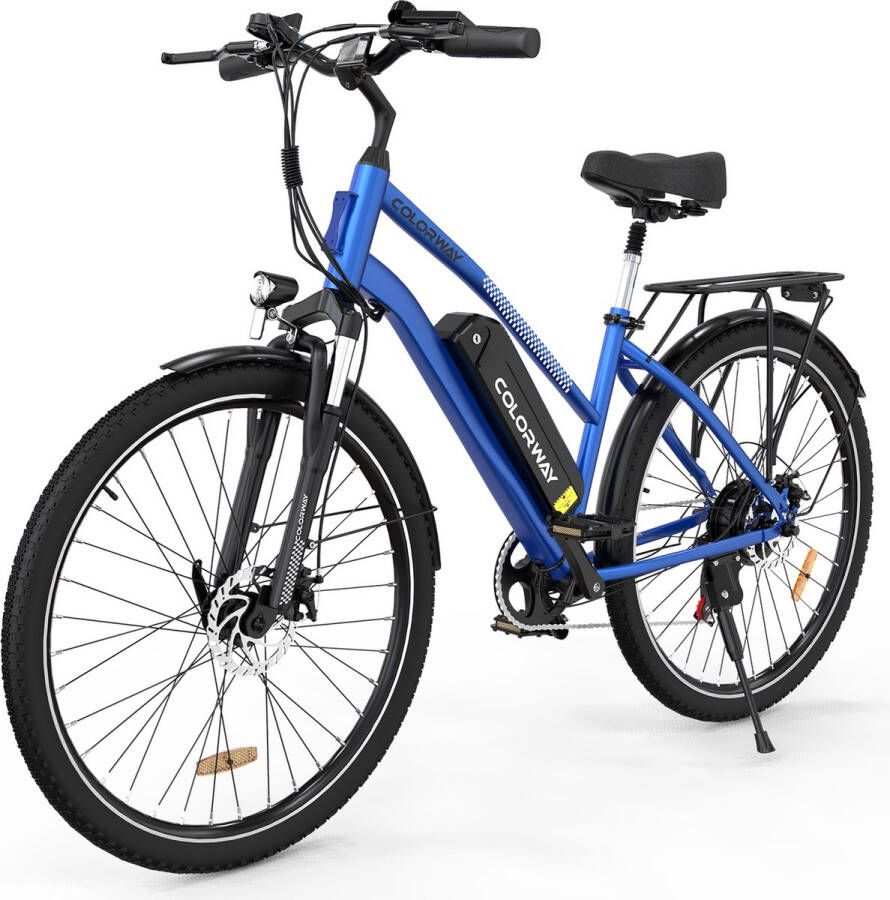 Hitway COLORWAY BK27 Elektrische Fiets 28 Inch 250W- 36V 12Ah Blauw