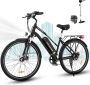 Hitway BK27 Elektrische Fiets 28 Inch 250W- 36V 12Ah 7 Versnellingen -Zwart - Thumbnail 2