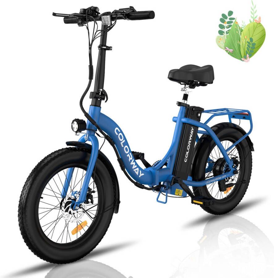 Colorway BK6 Elektrische Fiets Opvouwbare E-bike 20 Inch Fatbike 12AH 25km h